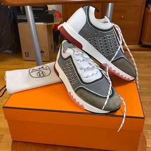 hermes platform sneakers